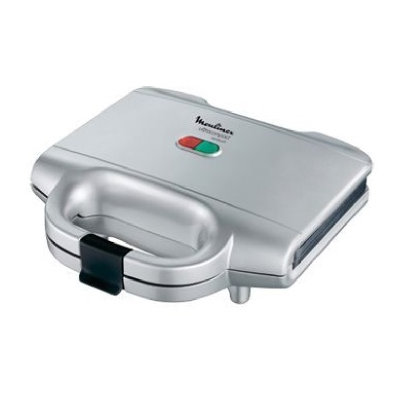 MOULINEX Tostiera Moulinex con piastre antiaderenti 700 W acciaio